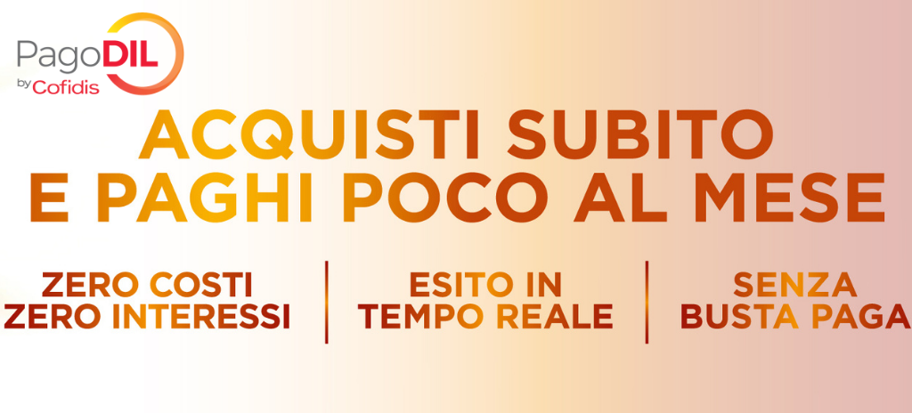Puoi pagare a rate Italteloni grazie a Pagodil