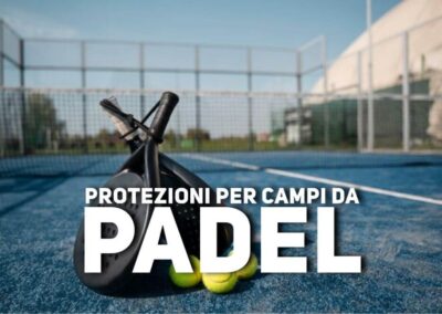 Protezioni per campi da paddle
